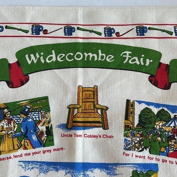 Ulster Linen “Widecombe Fair” Tea Towel - Picture 2 of 8